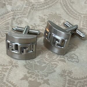 Versace Cuff Links Greek Key